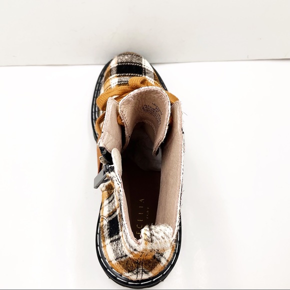 🆕{Cecelia New York} Gingerbread Leather Lug Sole Boots - Picture 11 of 16